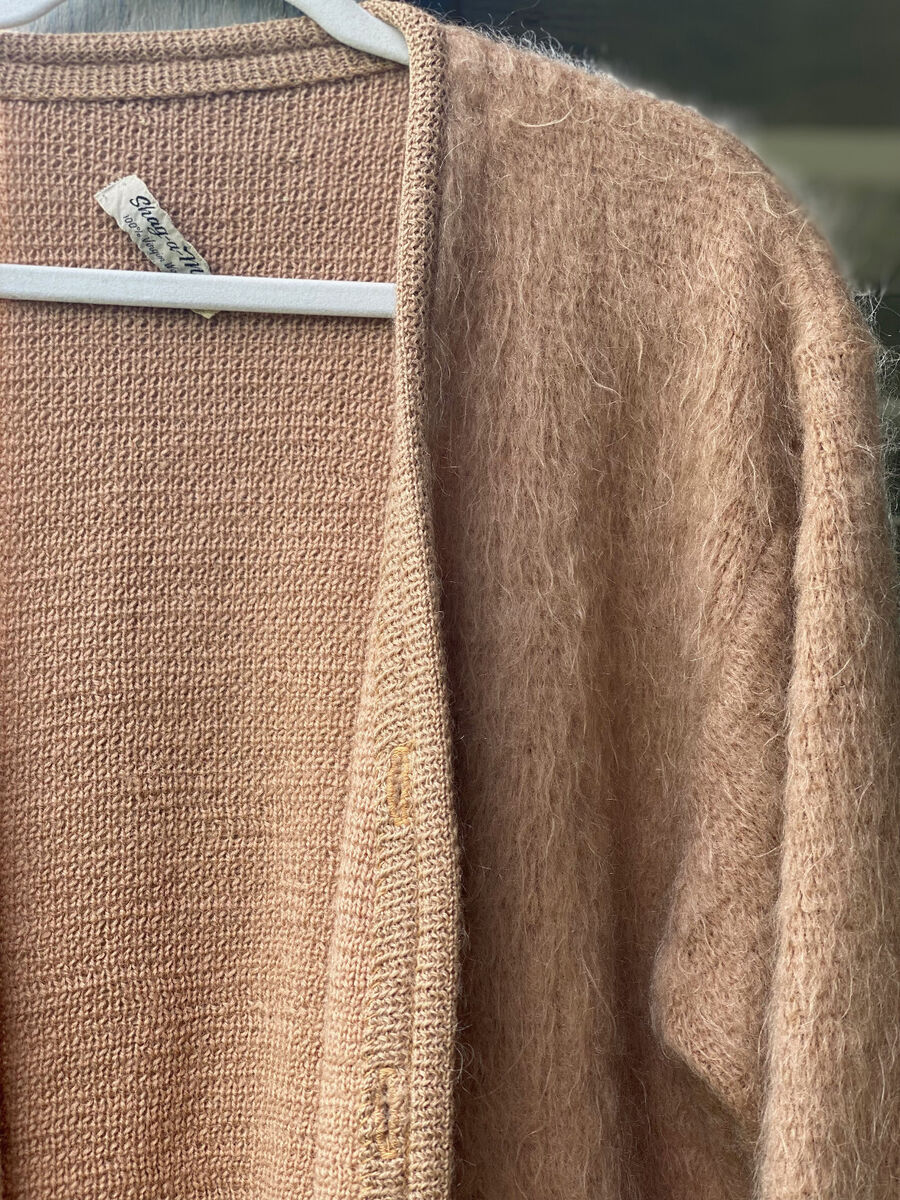 Rare Mint Vintage 60's Shag a Mo Shaggy Mohair Wool Cardigan Rare Mint Vintage 60's Shag a Mo Shaggy Mohair Wool Cardigan