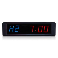 Reloj Temporizador Gimnasio 1 Pulgada LED Cronómetro Cuenta Regresiva Entrenamiento Temporizador Gimnasio Tiempo de Entrenamiento