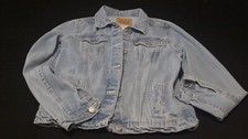 LEVI'S DENIM TRUCKER JACKET COAT RED TAB GIRLS XLARGE