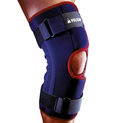Vulkan 3043 Kniestütze mit STAYS Wrap Around Brace Stabilisator Riemen - S/M