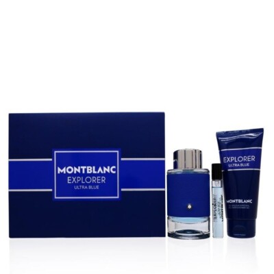 EXPLORER ULTRA BLUE MONT BLANC SET FOR MEN-NEW IN BOX | eBay