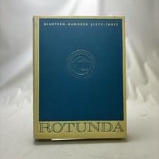 Southern Methodist University Rotunda 1963 SMU Yearbook Blue White Dallas TX