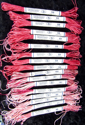 Vtg Coats & Clarks Strandsheen 76 Skeins Rayon Embroidery Floss 4 Strand/Yard - Picture 14 of 24