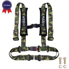 RASTP Universal 4 Point 2” Racing Harness Shoulder Pad Belt Buckle Camouflage