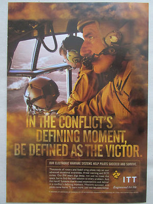 4/2006 PUB ITT INDUSTRIES HELICOPTER PILOT ELECTRONIC WARFARE SYSTEMS ECM EW AD