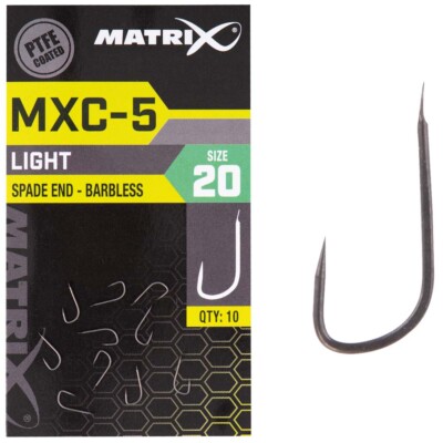 Fox Matrix MXC-5 Light Barbless Method Haken, Feederhaken