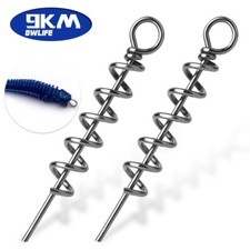 Fishing Soft Lures Spring Twist Lock Bait Wor...