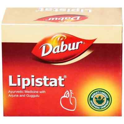 Dabur Lipistat Capsules (50caps) Cholesterol Reduction Herbal Ayurvedic