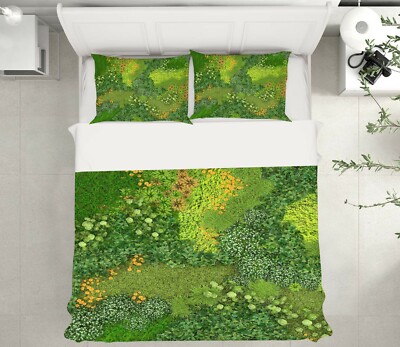 3D Lawn Floret ZHUA855 Bed Pillowcases Quilt Duvet Cover Set Queen King Amy