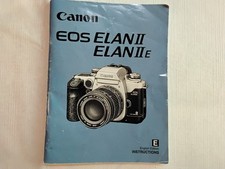 CANON ELAN II Camera Instructions Manual. English Edition, ELAN II E