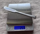 International Sterling Silver Butter Spreader – Serenity Pattern – 5.75” – 25.9g