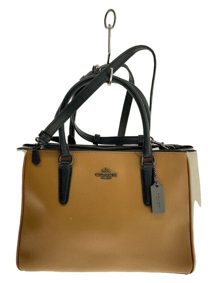 COACH Shoulder Bag in PVC with Stylish BEG F82132 Design