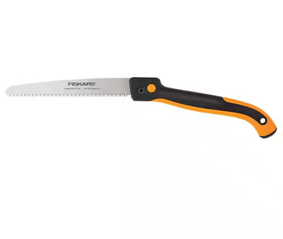 Fiskars Power Tooth Softgrip Folding 10 in. Blade Pruning Saw