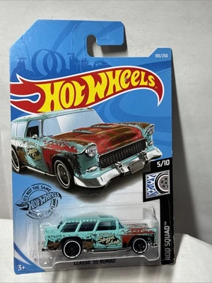 Hot wheels 1/64 🇨🇵 Classic 55 Nomad #5/10 mainline 2019 - Photo 1/4