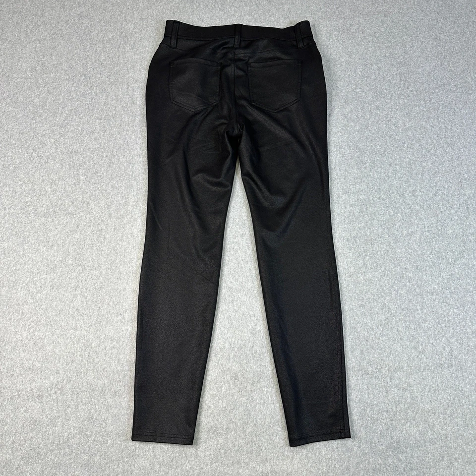 Simply Vera Wang Ponte Pants Women M Black Slim Fit High Rise Skinny Office Work - Image 3 of 4