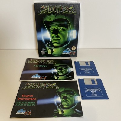 Shadoworlds von Krisalis Software ~ originalverpacktes Amiga-Spiel mit Handbuch 1992