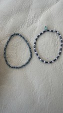 Hematite Magnetic Therapy Anklet 9.5 Long. Helps Pain, Anxiety, Circulation 2