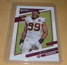 2021 Donruss Chase Young Rookie Washington Redskins #9