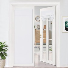 French Door Curtains, Thermal Block Light Tricia French Window Panel Room Dar...