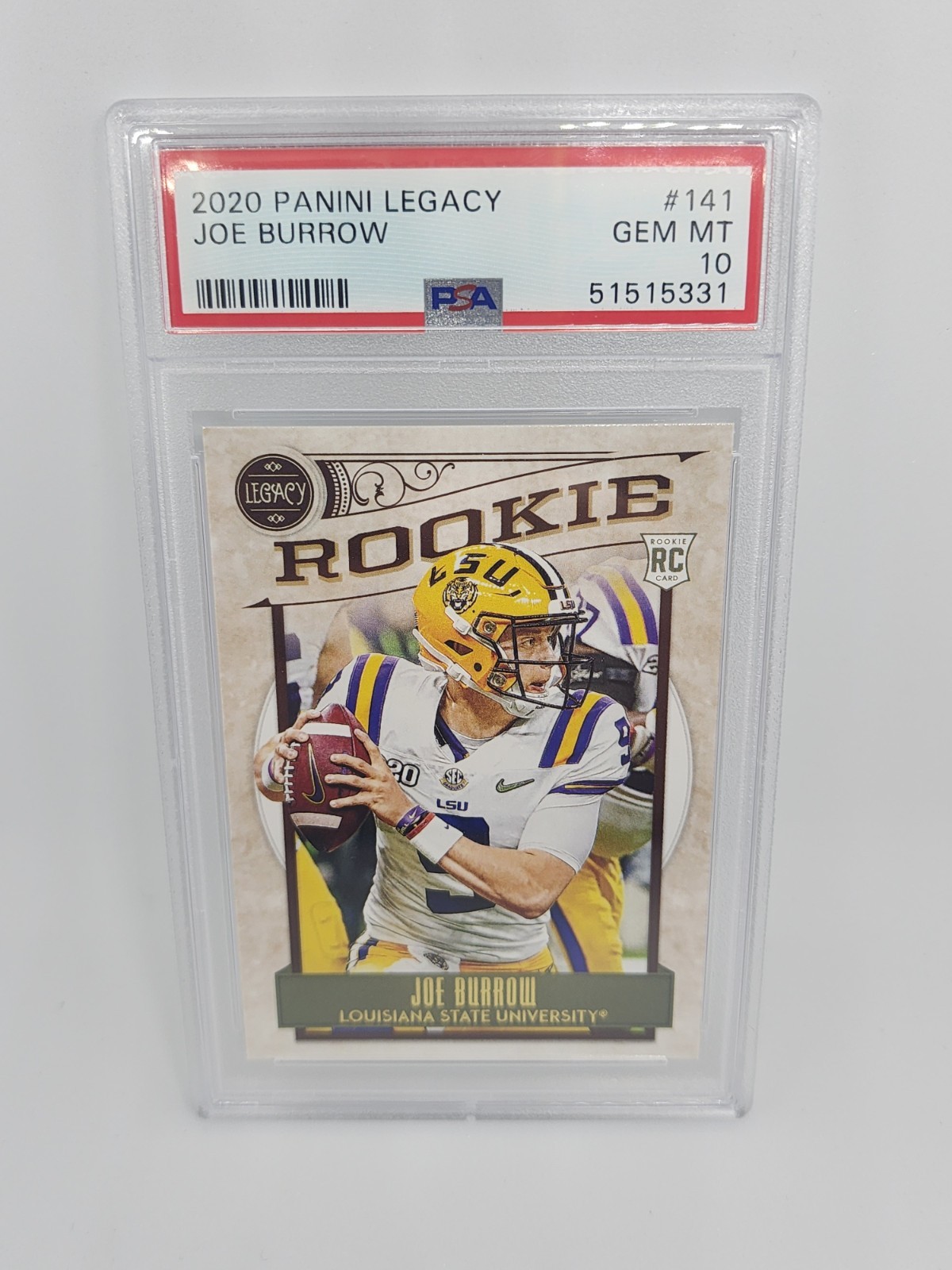 Joe Burrow Panini Legacy #141 Base