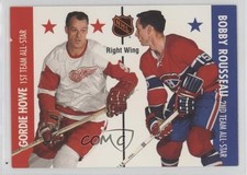 1995 Parkhurst 1966-67 Design All-Star Gordie Howe Bobby Rousseau #126 HOF 2o7