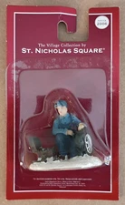 ONE (1) ST. NICHOLAS SQUARE VILLAGE COLLECTION MECHANIC FIGURINE