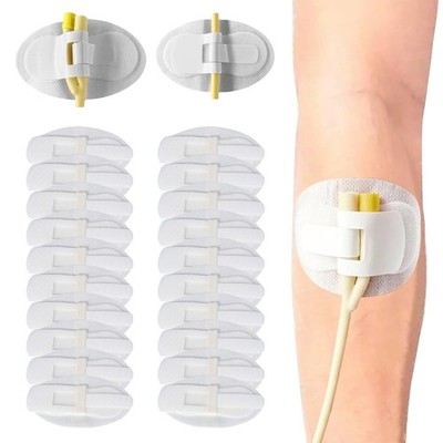 20Pcs Foley Catheter Stabilization Device, Catheter Tube Holder, Adhesive Cathet