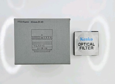TTArtisan 50mm f/0.95 APS-C Lens for Fuji X Mount + Kenko Optical Filter