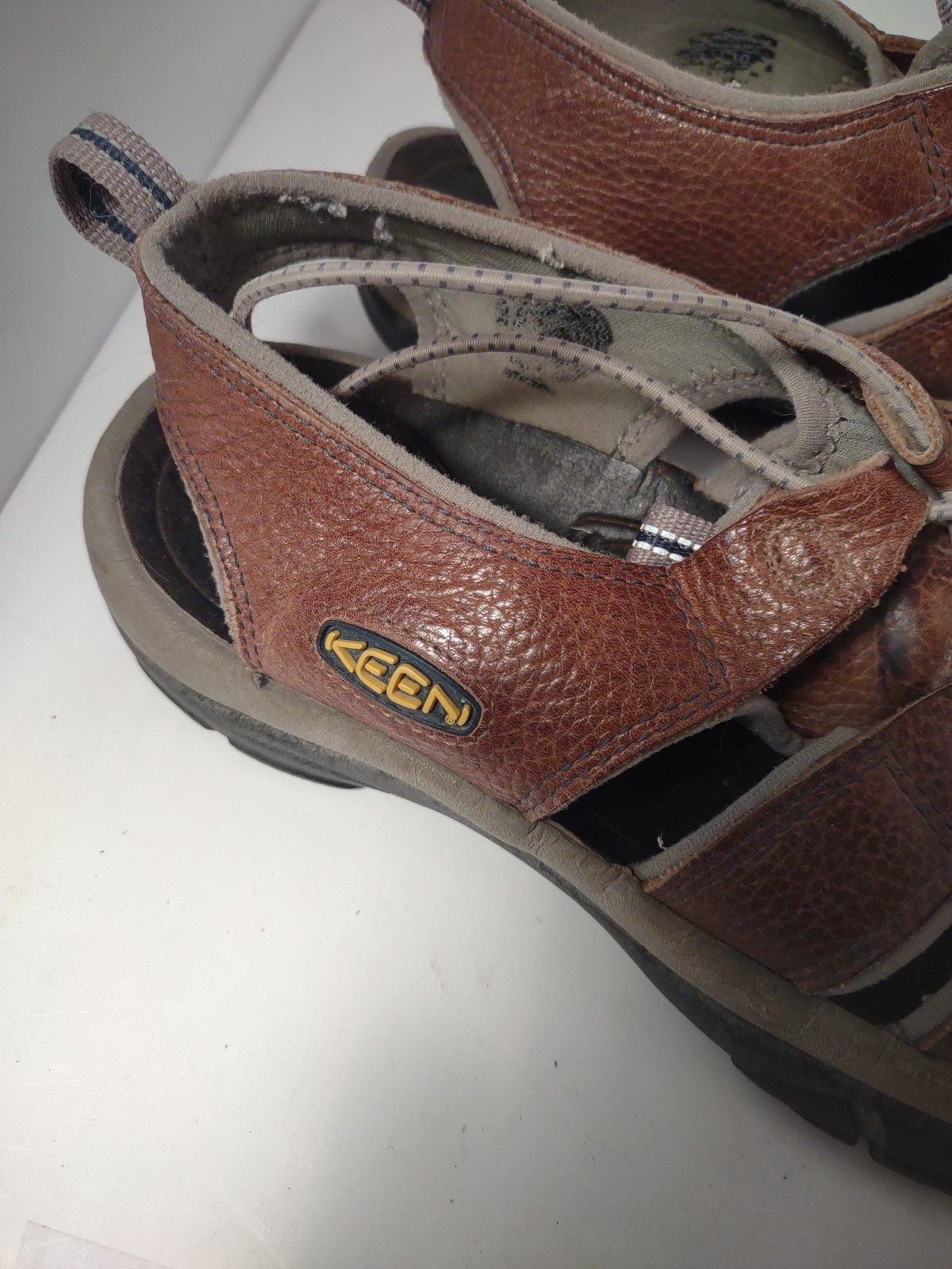 Sandali Keen impermeabili in pelle da uomo taglia 10 5 scarpe 1643