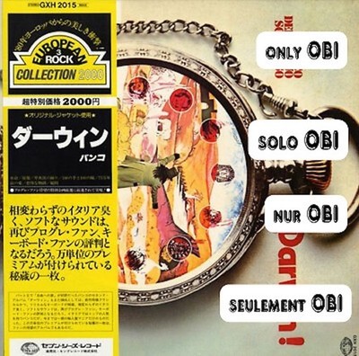 BANCO DEL MUTUO SOCCORSO Darwin! Japan ( GXH 2015 ) ***Only OBI***