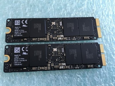 (Lot of 2) Apple 656-0021B 128GB M.2 PCIe NVMe Solid State Drive SSD - CHD166A