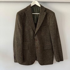 Men's Tagliatore Virgin Wool Tweed 2 Button Blazer Size 52 / 7 R