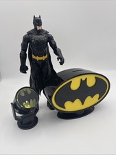 Batman Figure Money Box And Bat signal Light Bundle Preloved