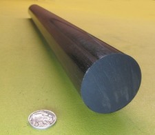 Acetal Delrin POM Round Rod, Black 2.0" Dia x 24" Length