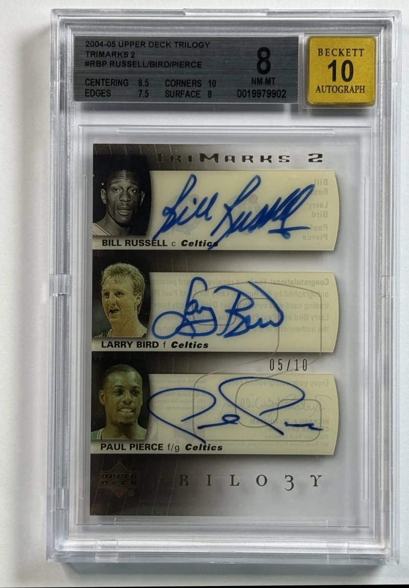 Bill Russell Basketball Serial Numbered Sports Trading Cards