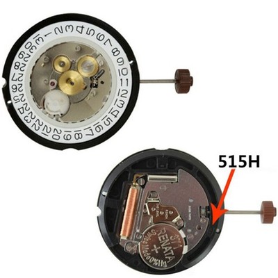 Für Ronda 515.24H 24-Hour 4Pin Quarz Armbanduhr Werk Uhrwerk mit 371 Batterie