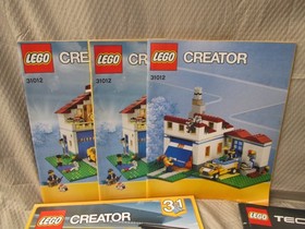 Lot of 12 LEGO Creator & Technic Instructions Booklets Manuals 31012 42007 42040