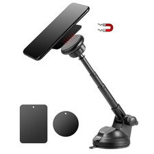 Telescopic Magnetic Car Dashboard Windshield Phone Holder Mount Stand GPS Cradle