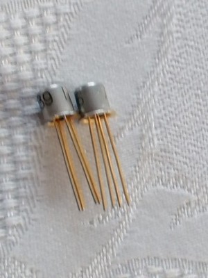 2x Mesa Transistor AF139 Germanium-PNP-UHF-Transistoren Radio, bis 860 MHz,