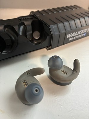 WALKERS GAME EAR SILENCER ELECTRONIC EAR BUDS (P19019646) Hunting Shooting Used
