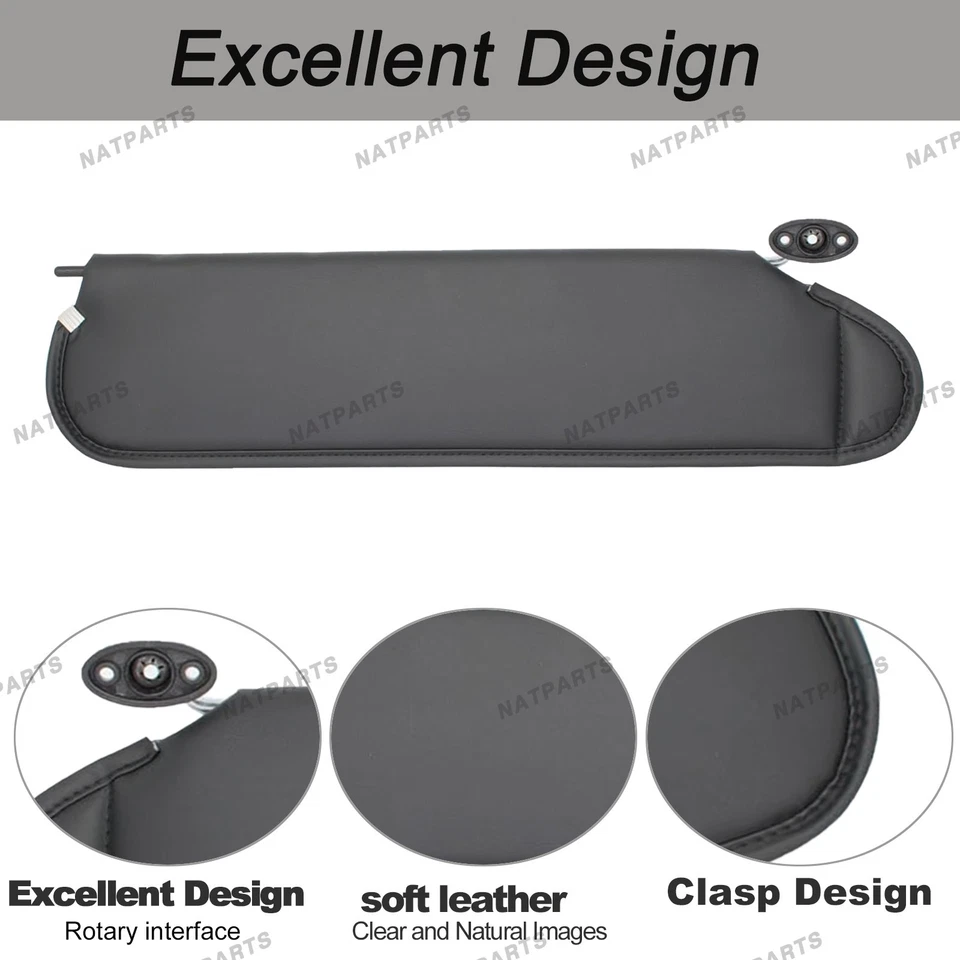 Parasol pasajero derecho sin luz compatible con Jeep Wrangler TJ 5EP34 LAZAE 97-02 Foto 3 de 4