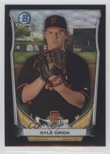2014 Bowman Draft Top Prospects Chrome Black Wave Refractor Kyle Crick n0c