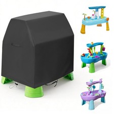 QUYCIFYUS Kids Water Table Cover Suitable for Rain Showers Splash Pond Black