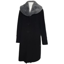 Maria Bellesi, Wintermantel, Damen, Größe: 42, Schwarz/Grau, Polyester #LHO