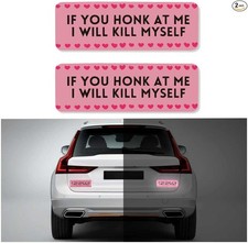 2PCS Funny Student Driver Sticker Magnet for Car, Car Magnets and Decals for War