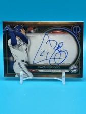 2020 Topps Tribute CAVAN BIGGIO AUTOGRAPH/AUTO BLUE JAYS 16/25 B1114