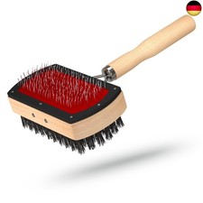 Lammfellb&uuml;rste f&uuml;r Lammfelle und Schaffelle, Robuste Universal-Pflegeb&uuml;rste aus