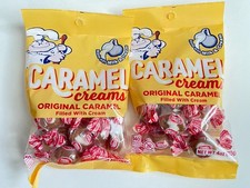 2 Bags Goetze  s Candy Co. Original Caramel Creams FREE SHIPPING New