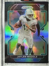 2021 Panini Chronicles - Prizm Black Jaylen Waddle #PB-10 Silver Prizm (RC)