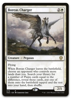 Boreas Charger #79 (NM) Crimson Vow VOC Magic MTG